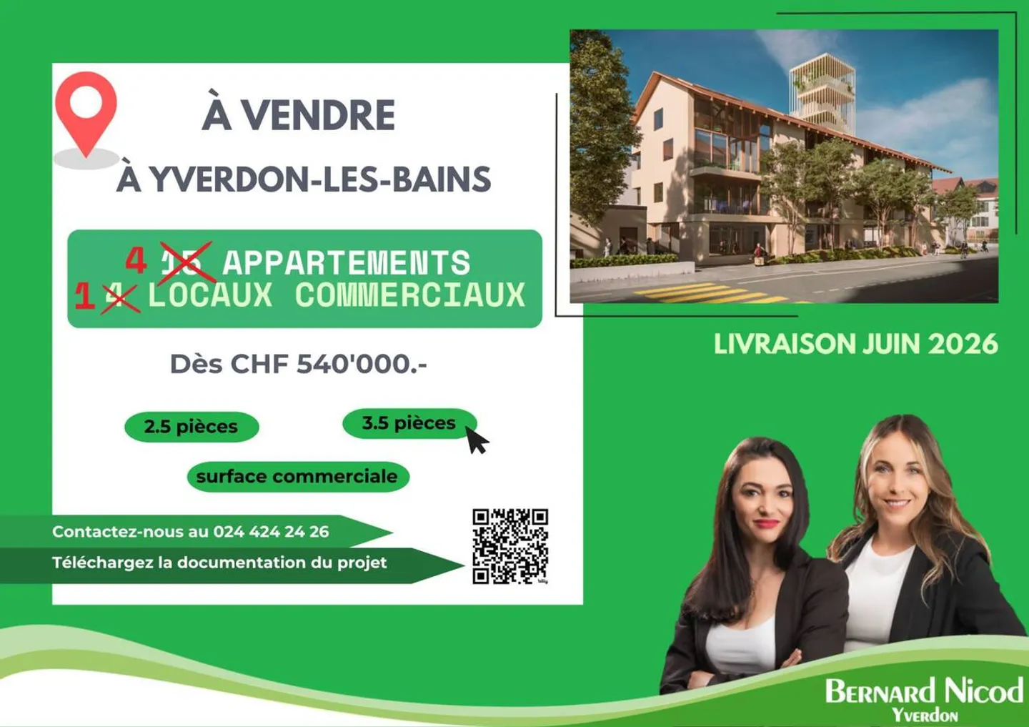 Nouvelle promotion "Silo Renaissance" - appartement neuf de 2.5 pièces avec balcon - Photo 9 sur 12