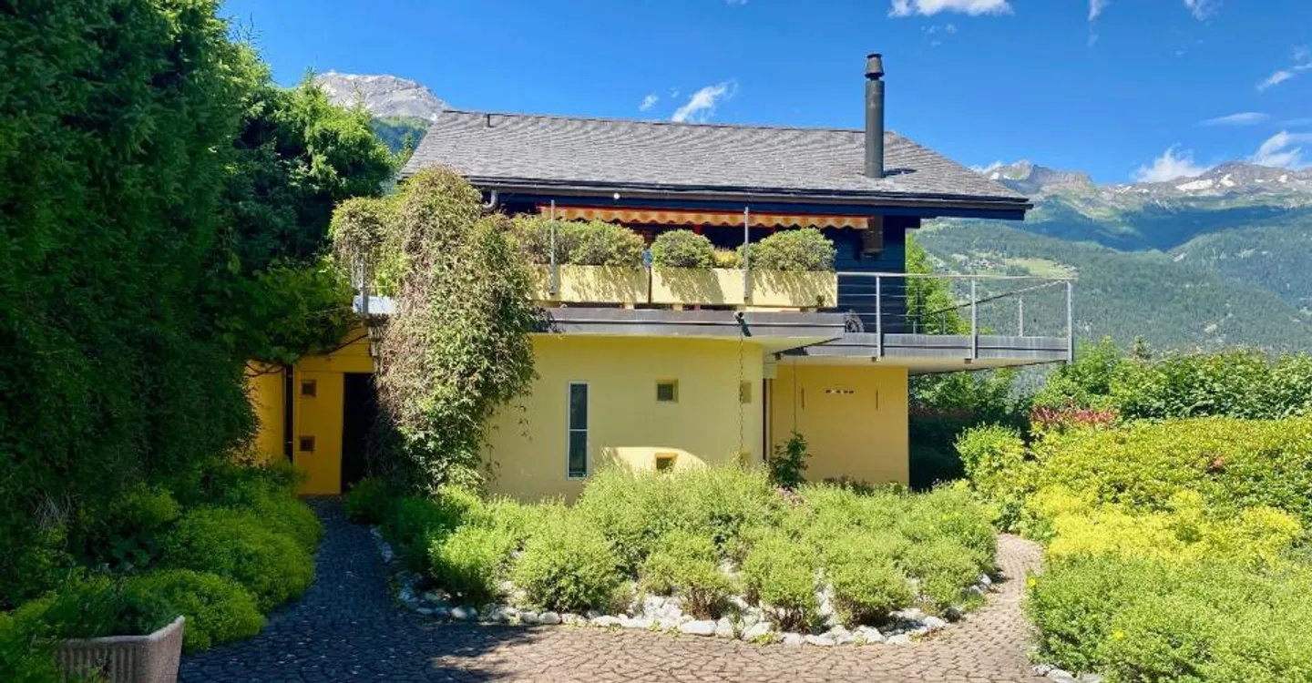 Außergewöhnliches Chalet-Villa in Mollens - Foto 3 von 13