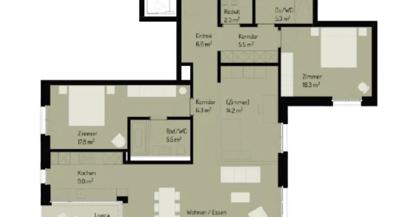 Living enjoyment at the highest level – 4.5-room apartment with fantastic lake and mountain views - Photo 6 of 6