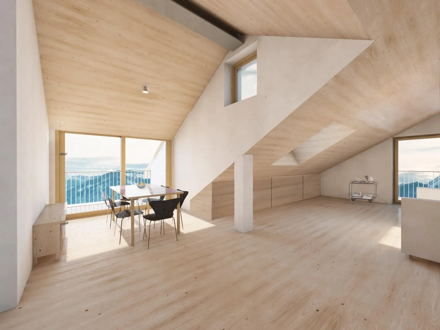 Appartement de vacances 4.5 pièces dans la nouvelle "Casa La Muotta" en bordure du village de Falera - Photo 4 sur 11