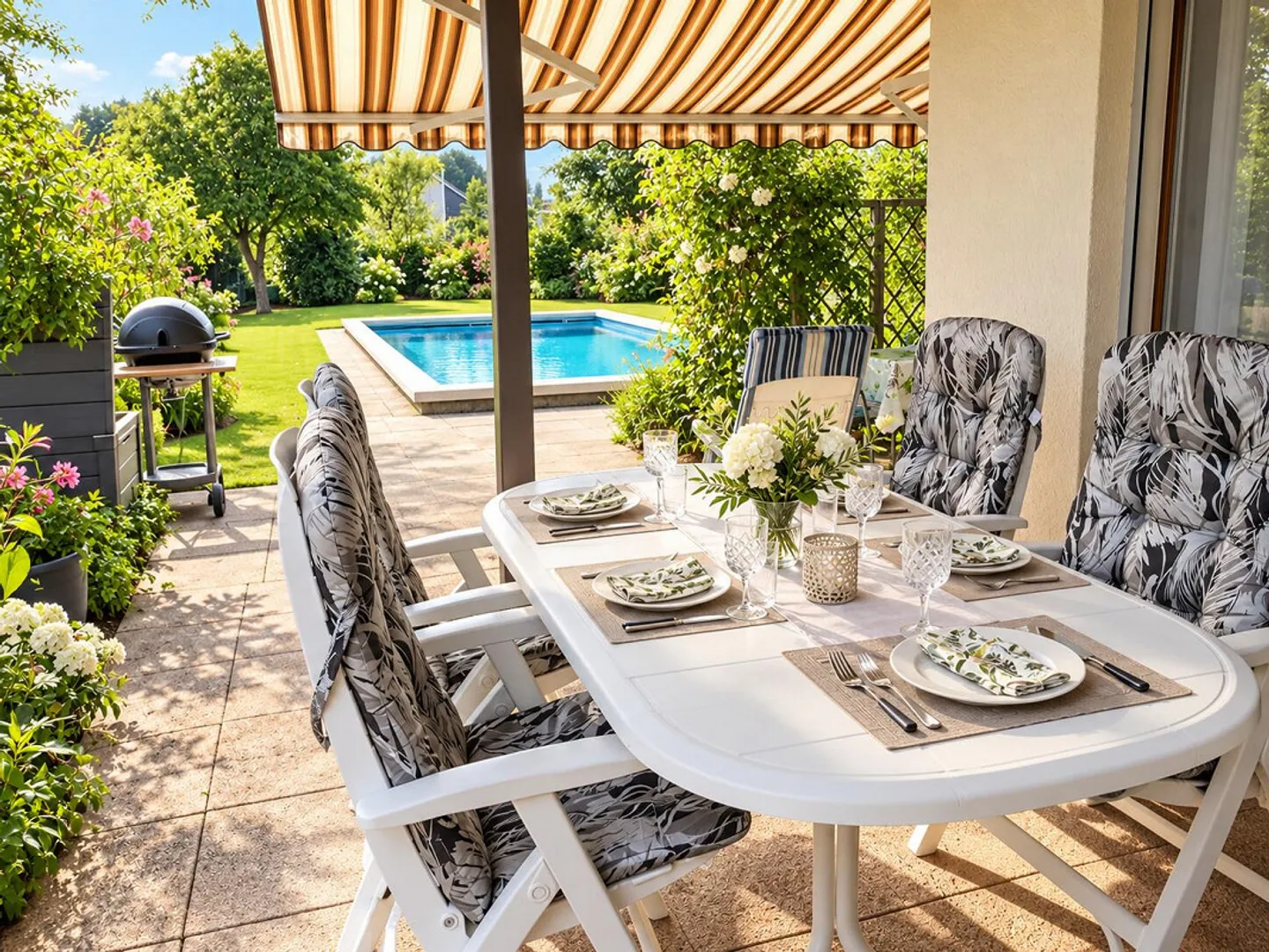Freistehendes Einfamilienhaus mit Pool - Foto 13 von 13