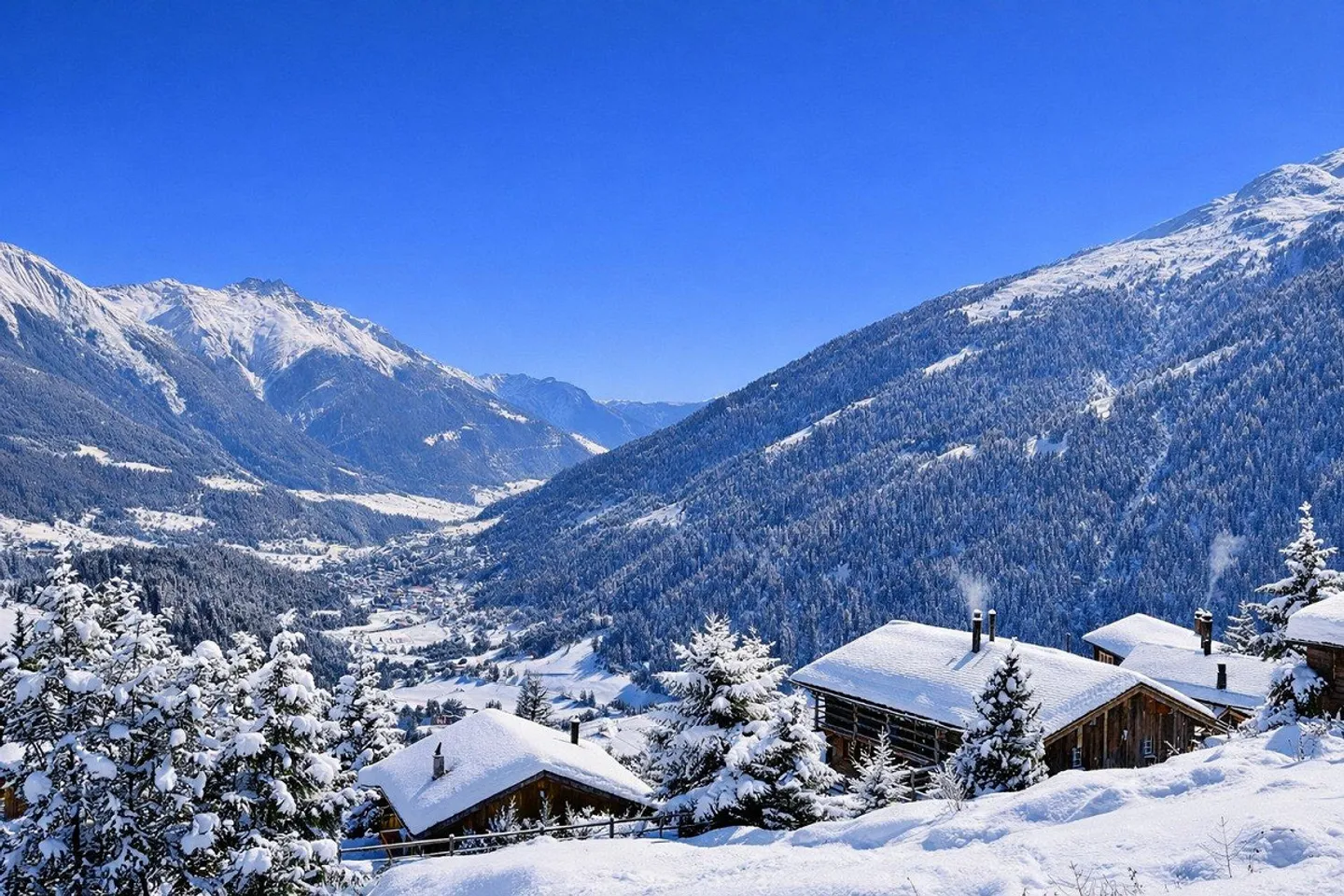 Chalet Charmant dans un Emplacement de Rêve à Bellwald - Photo 1 sur 13