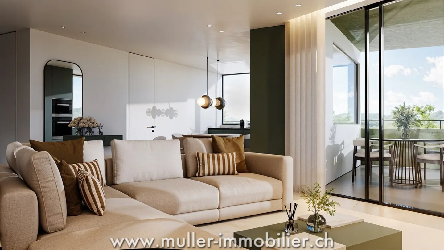 Helle Apartments in Romont, nahe Bahnhof und Geschäften - Foto 2 di 9