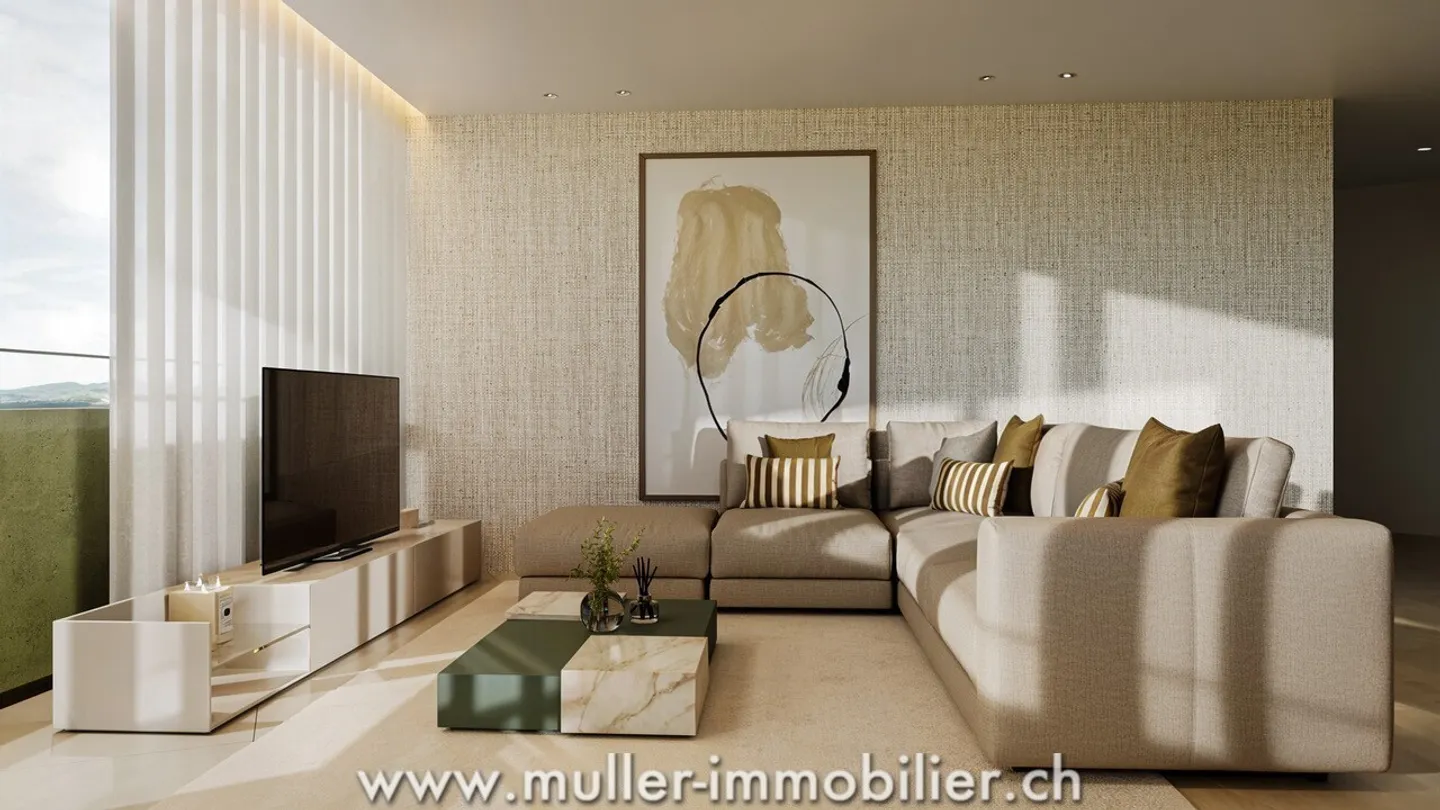 Helle Apartments in Romont, nahe Bahnhof und Geschäften - Foto 1 di 9