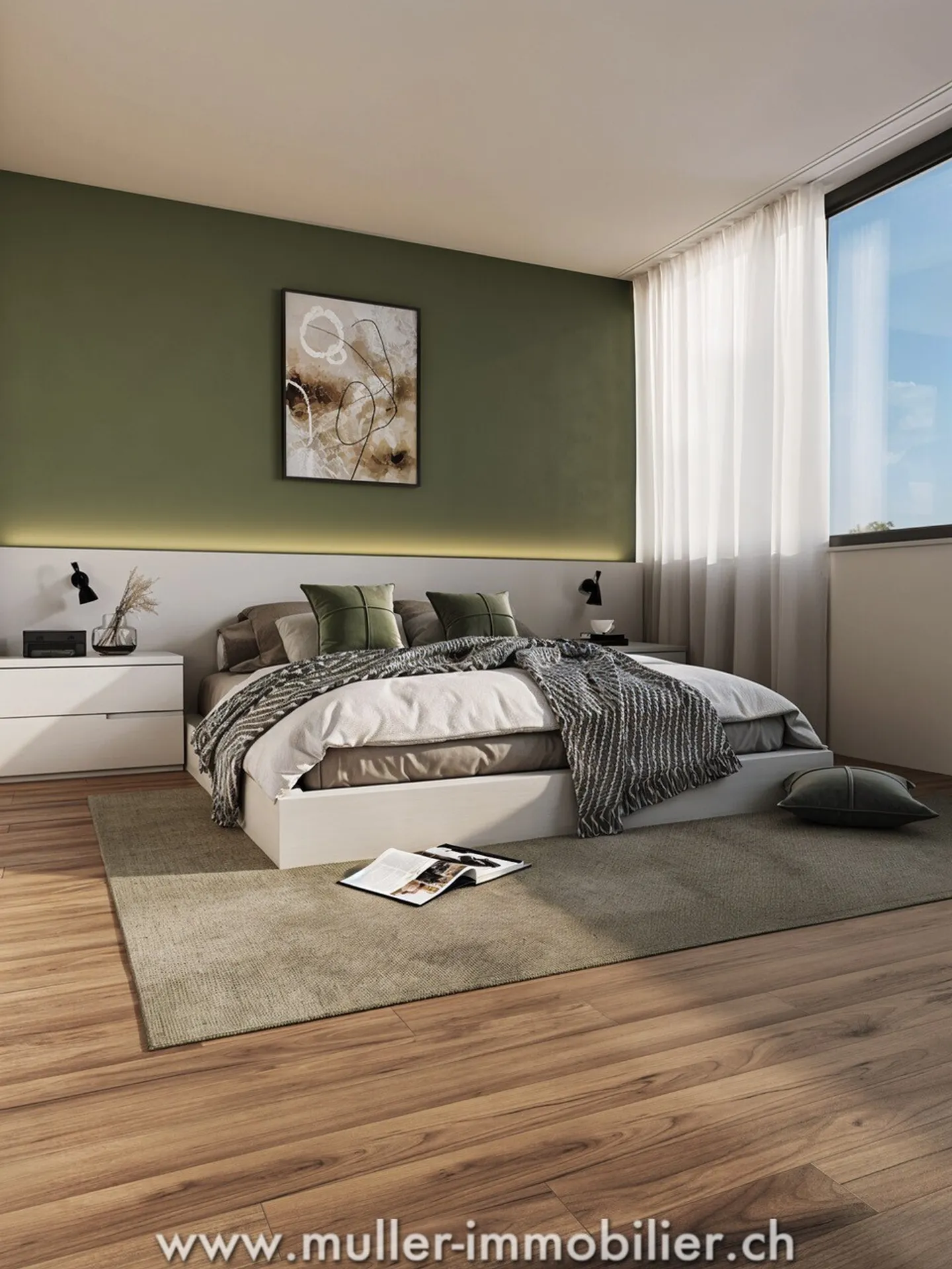 Helle Apartments in Romont, nahe Bahnhof und Geschäften - Foto 4 di 9