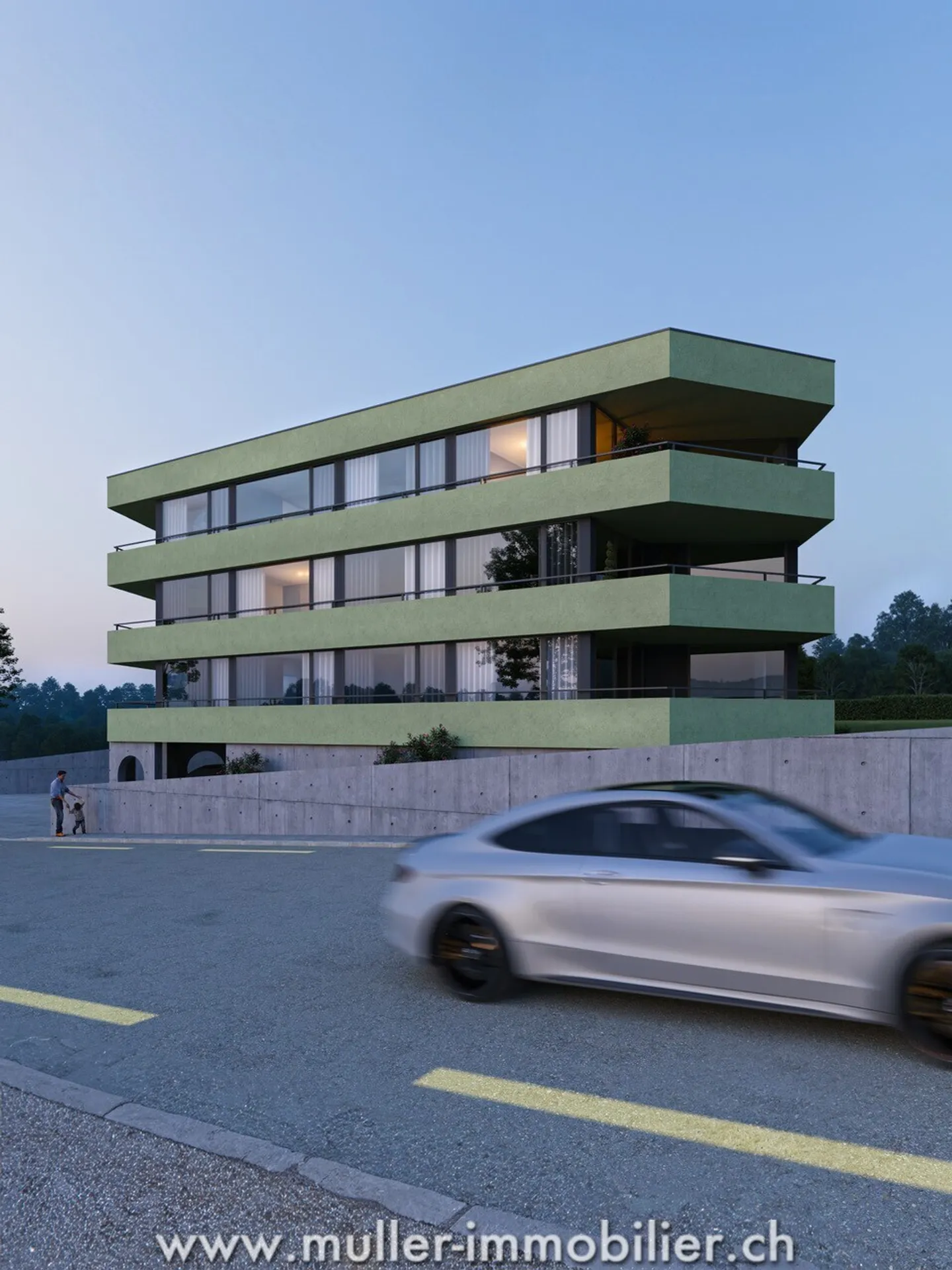 Helle Apartments in Romont, nahe Bahnhof und Geschäften - Foto 7 di 9