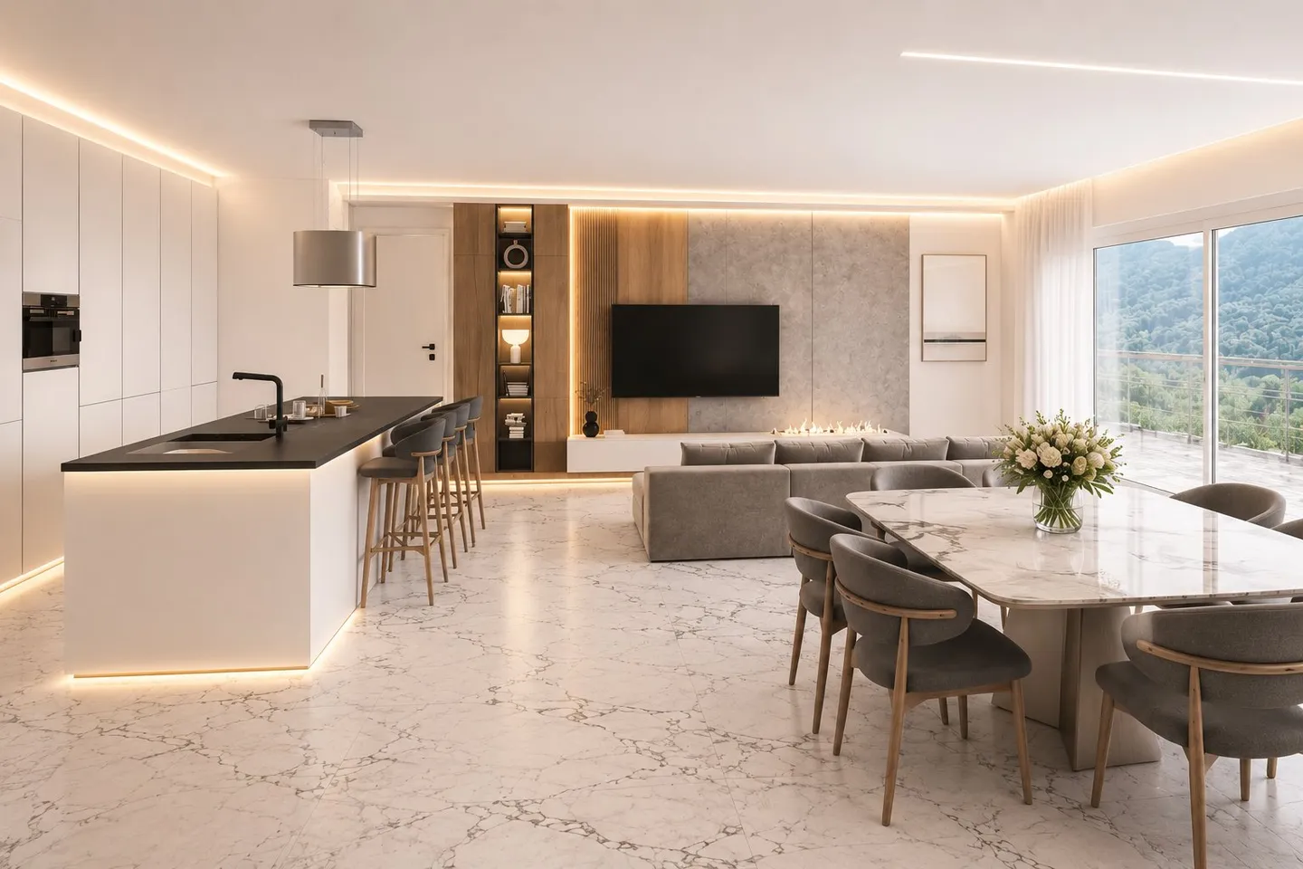 Elegantes Einfamilienhaus in der Natur - Foto 1 von 4