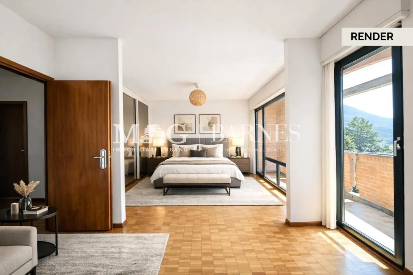 Lugano: Villa with private garden, porch and magnificent lake view - Photo 13 of 23