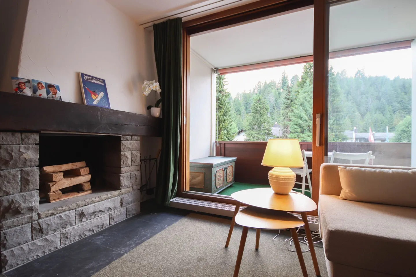 Appartamento per vacanze 1½ camere parzialmente ristrutturato al 2° piano vicino agli impianti di risalita di Laax nel 'Rancho' - Foto 4 di 15