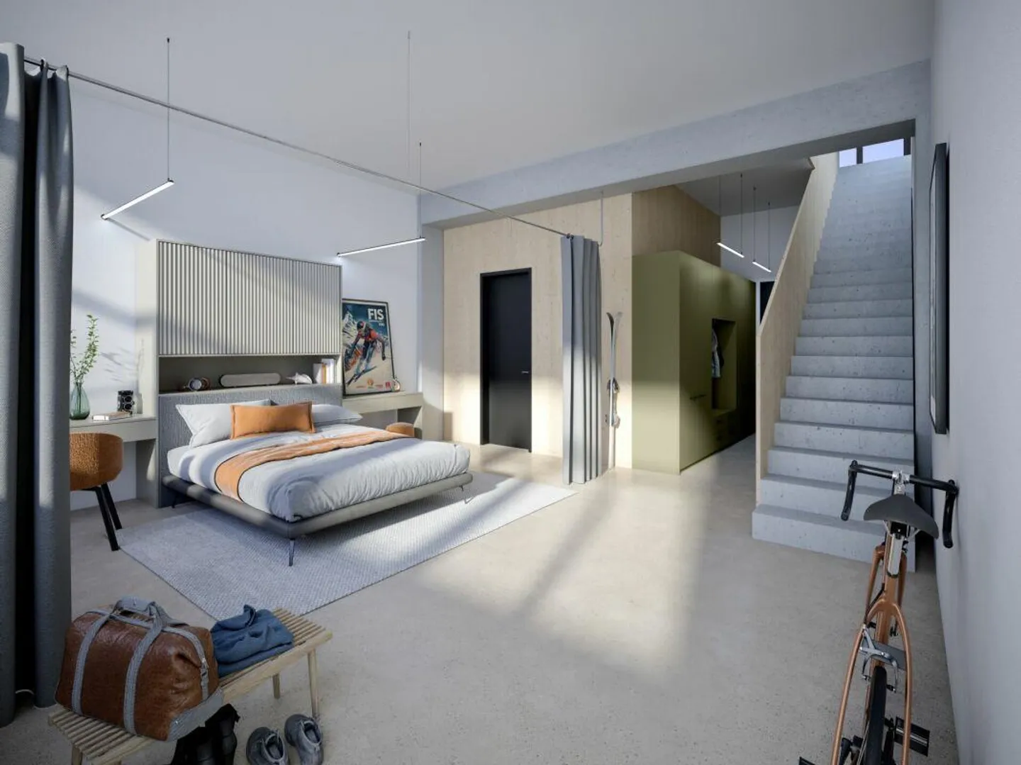 rhystäffeli - Appartement Penthouse Loft Exclusif avec Vue Panoramique - Photo 4 sur 8