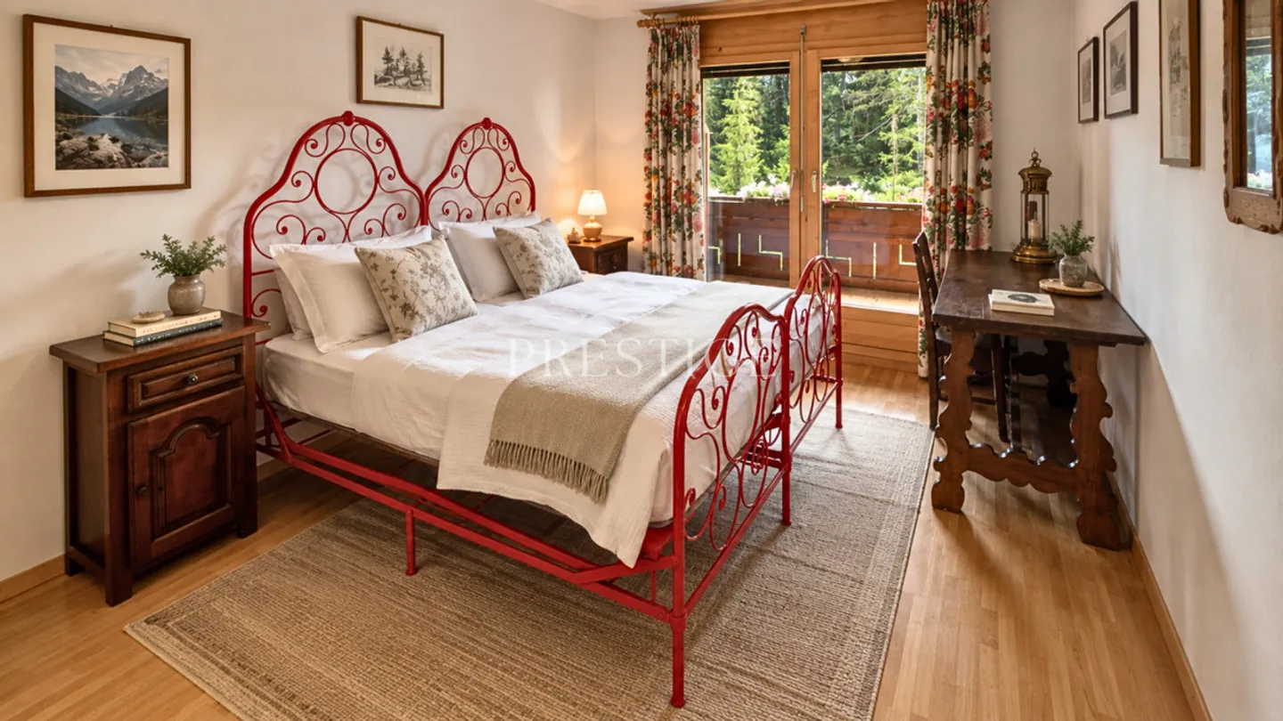 Geräumige 5½-Zimmer-Wohnung in Crans mit Blick auf den Golfplatz - Foto 9 von 16