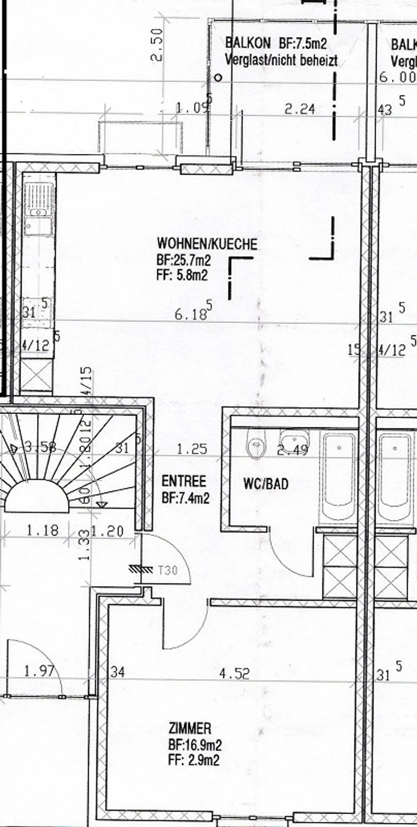 Bright, quiet 2-room apartment with winter garden - Photo 8 of 8