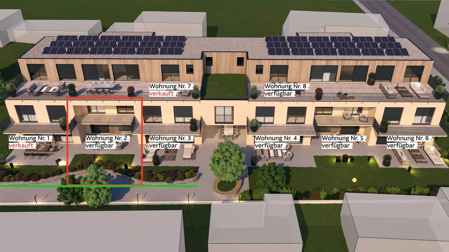 Confort de vie moderne dans 4,5 pièces avec jardin, terrasse, balcon et chambre principale - Photo 12 sur 16