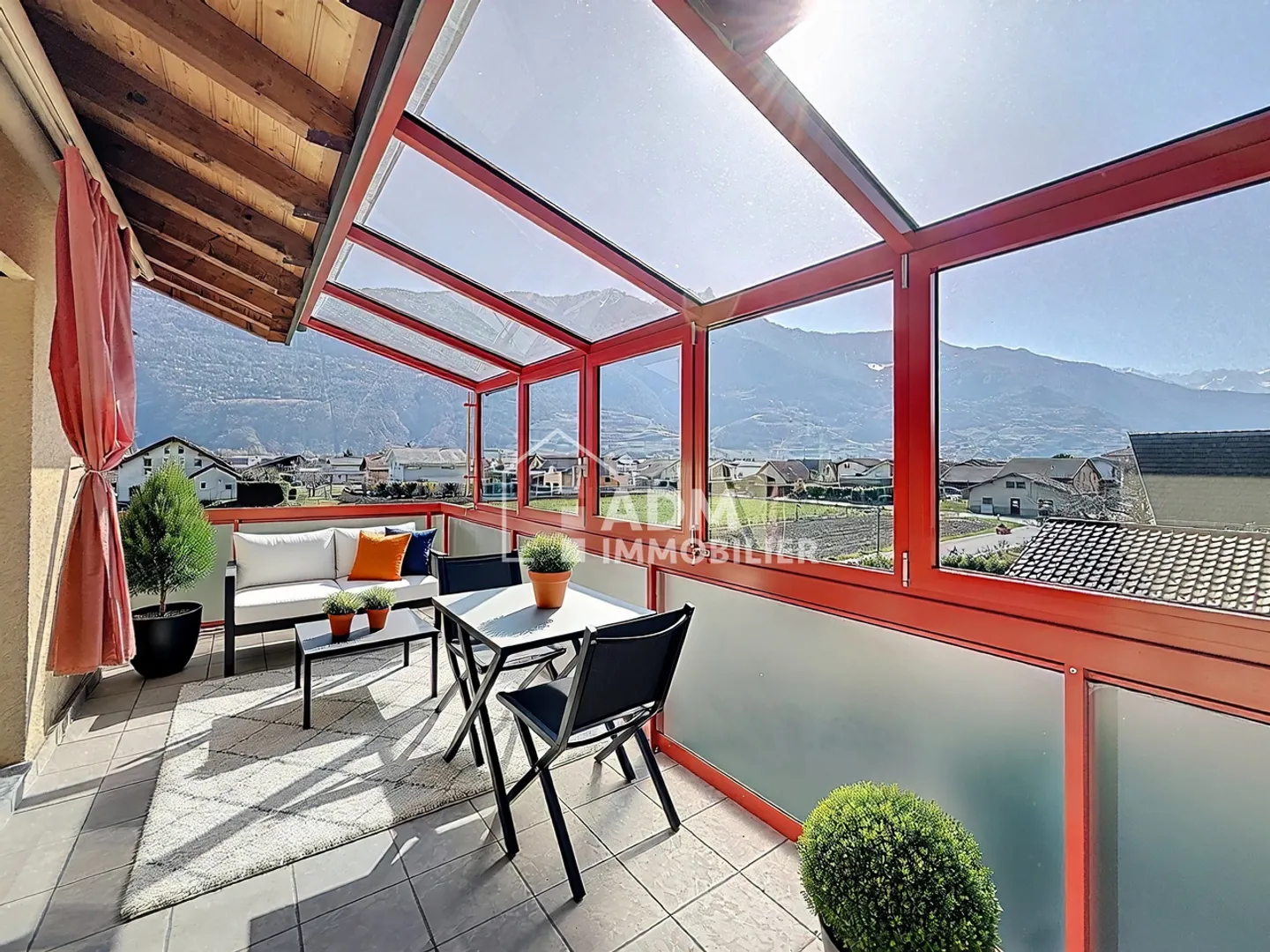 Saillon, penthouse 4.5 rooms near the thermal baths - Photo 10 of 14