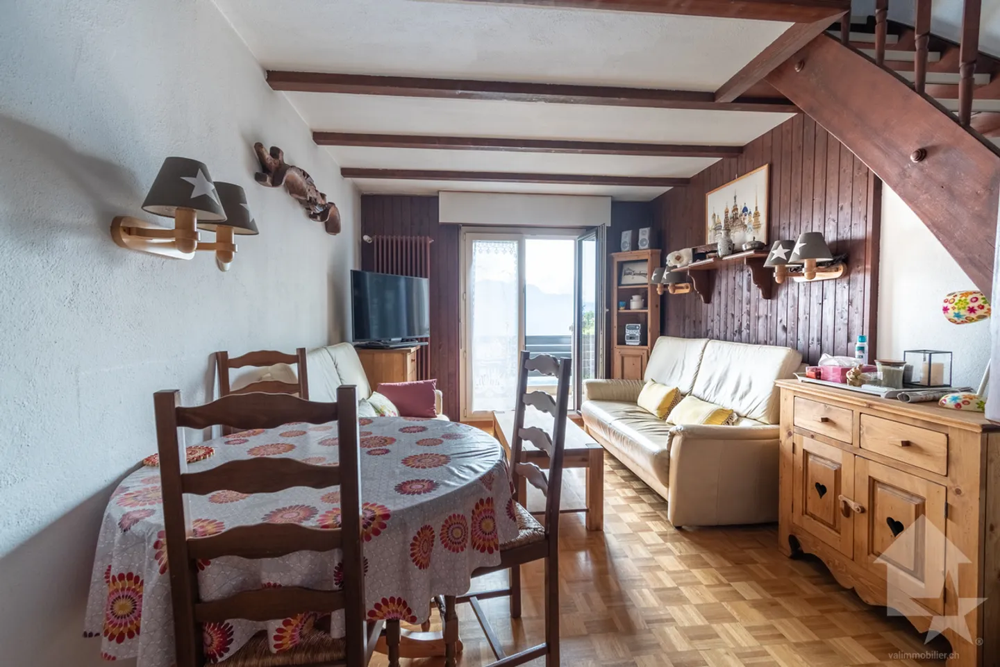 Torgon, Duplex mit 3,5 Zimmern und Blick auf die Ebene - Foto 2 von 18