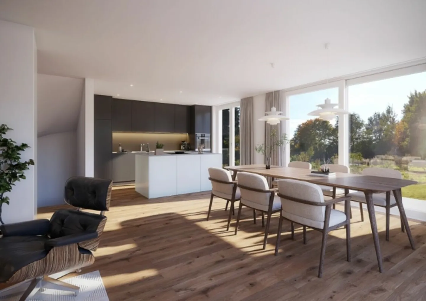 NOUVEAU CONSTRUCTION DANS LE VERT! Maisons individuelles de 6,5 pièces - Photo 3 sur 7