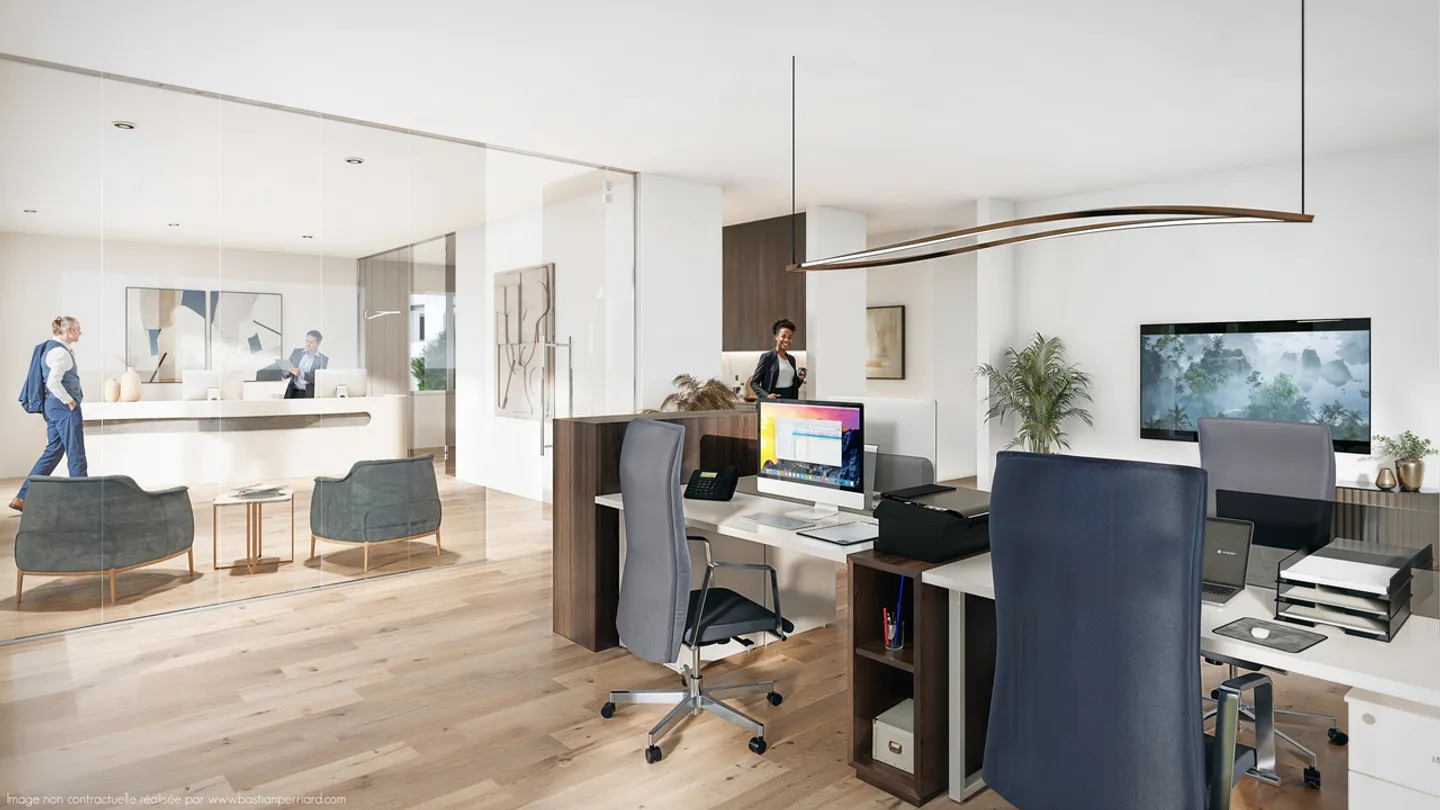 Surface administrative dans le complexe "Les Tilleuls 1635" - Photo 1 sur 6