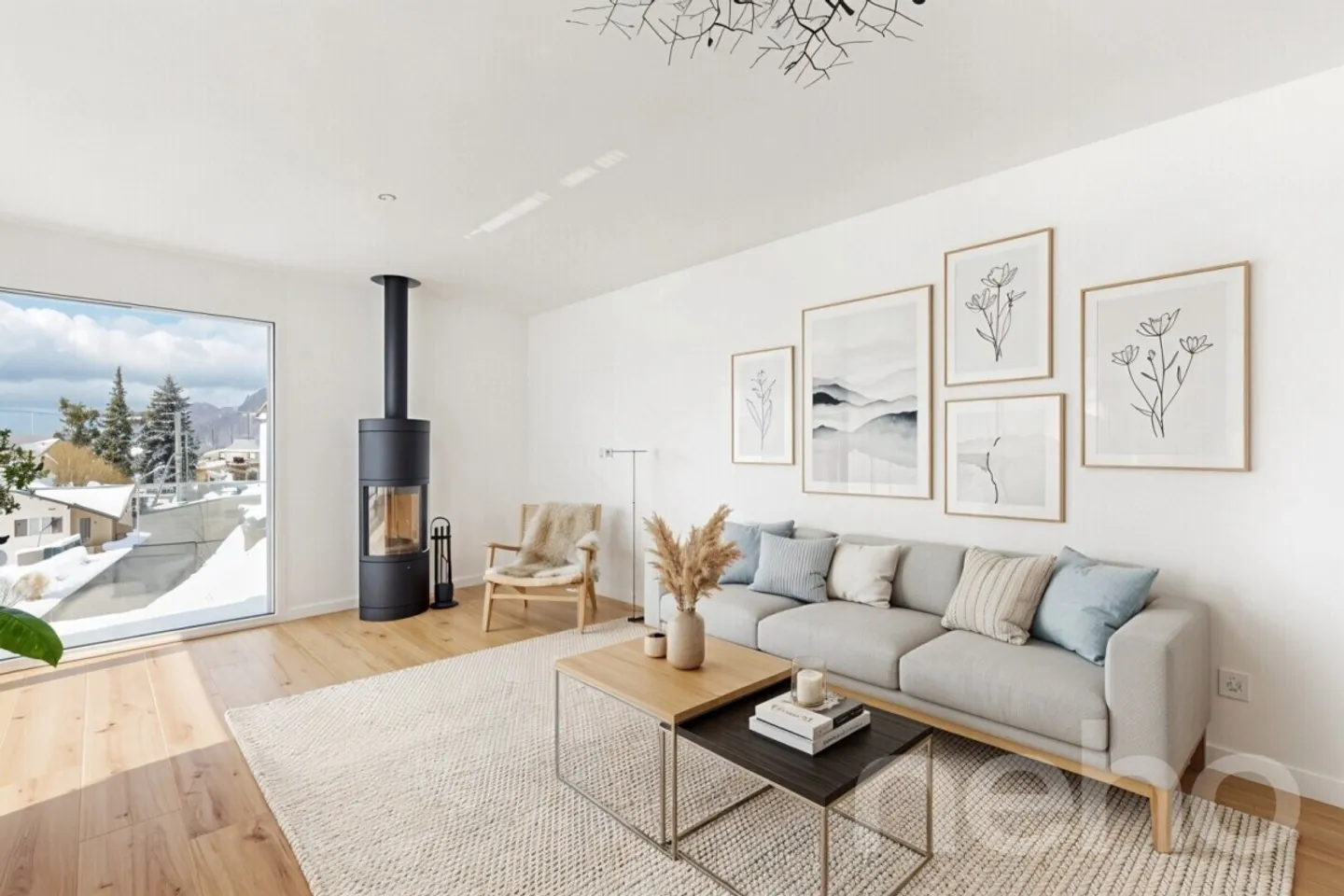 Living with a View: Stylish Terrace Apartment in Plasselb - Photo 2 of 12