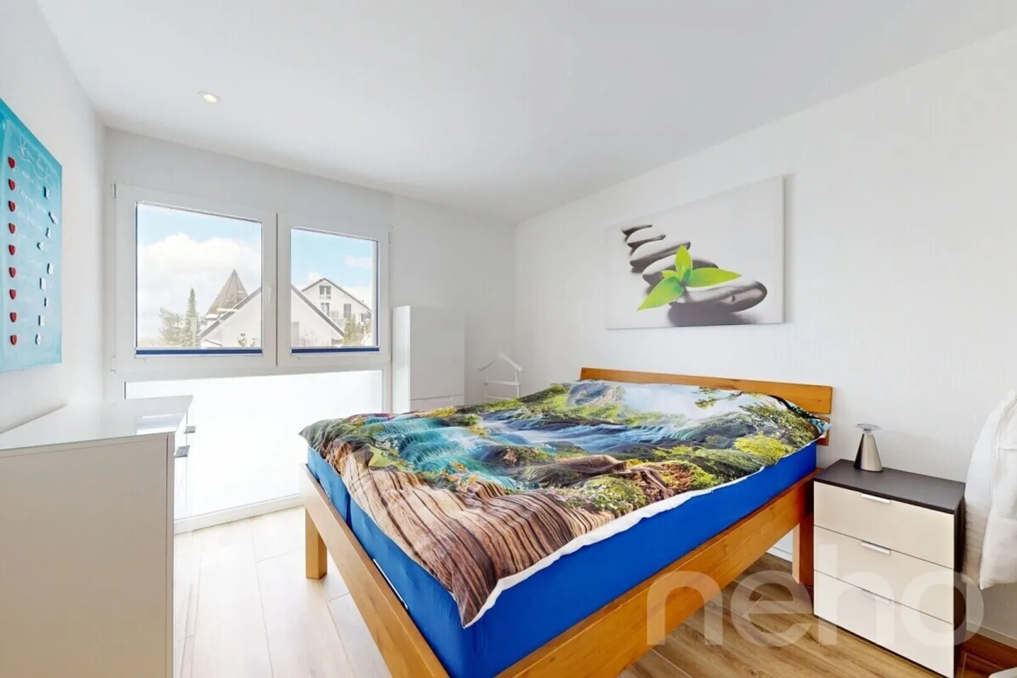 Living with a View: Stylish Terrace Apartment in Plasselb - Photo 8 of 12