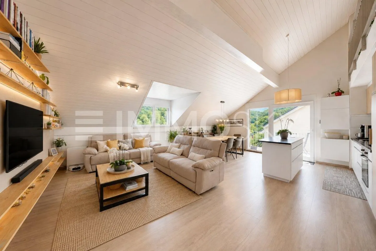 4,5-Zimmer-Wohnung von 131 m2, 10 Min. von Orbe - Foto 4 von 5