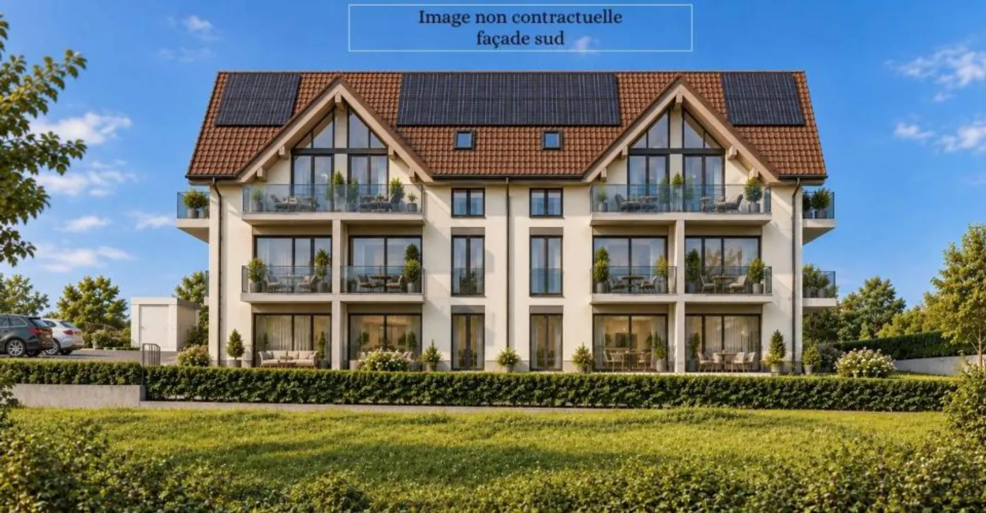 Wunderschöne Duplexwohnung mit 4,5 Zimmern, großer Terrasse, Balkon und privatem Garten - Foto 2 von 5