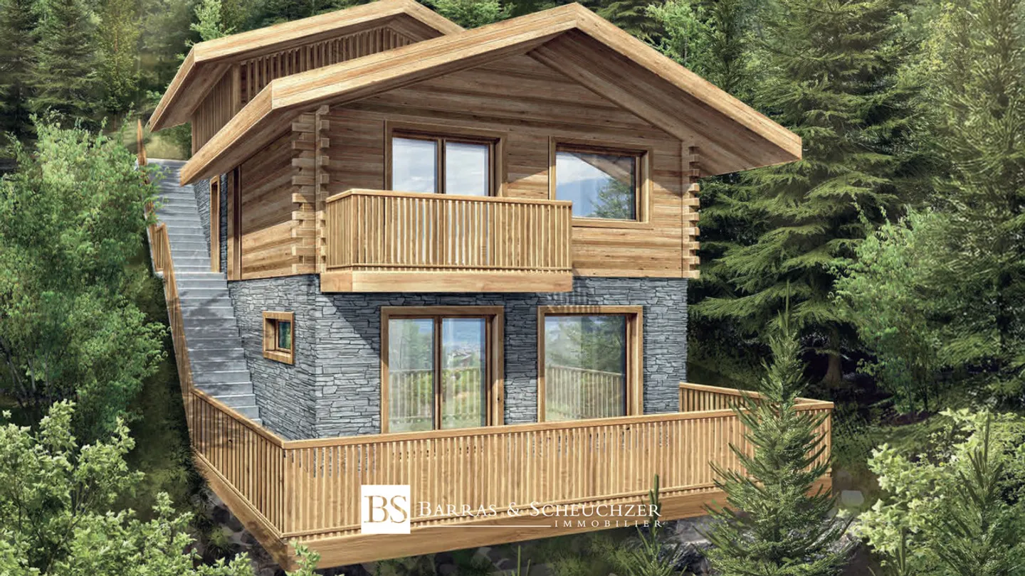 Bellissimo nuovo chalet su un terreno dominante - Foto 5 di 6