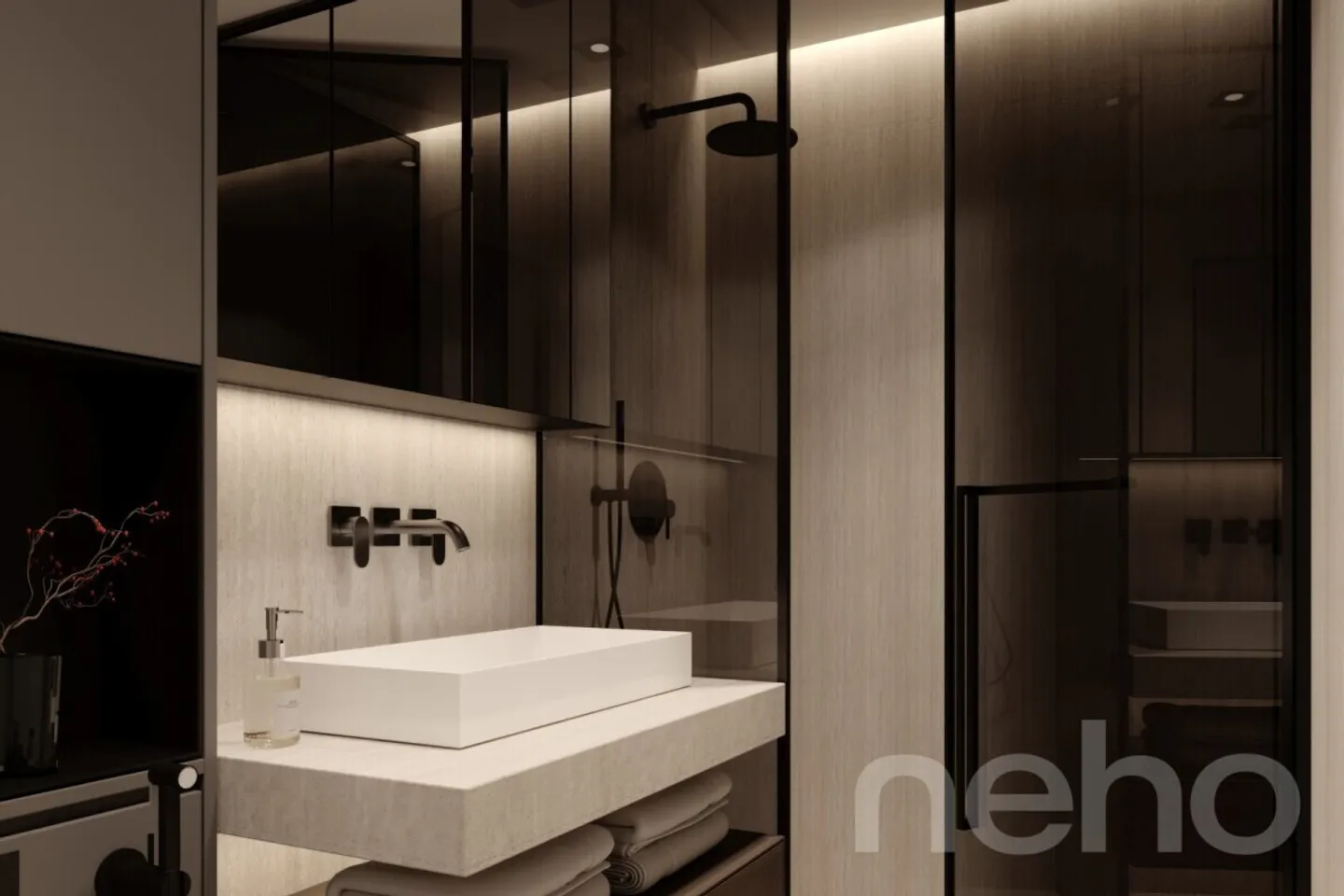 Luxuriöse Penthouse mit Terrasse und Balkon - Foto 7 von 11