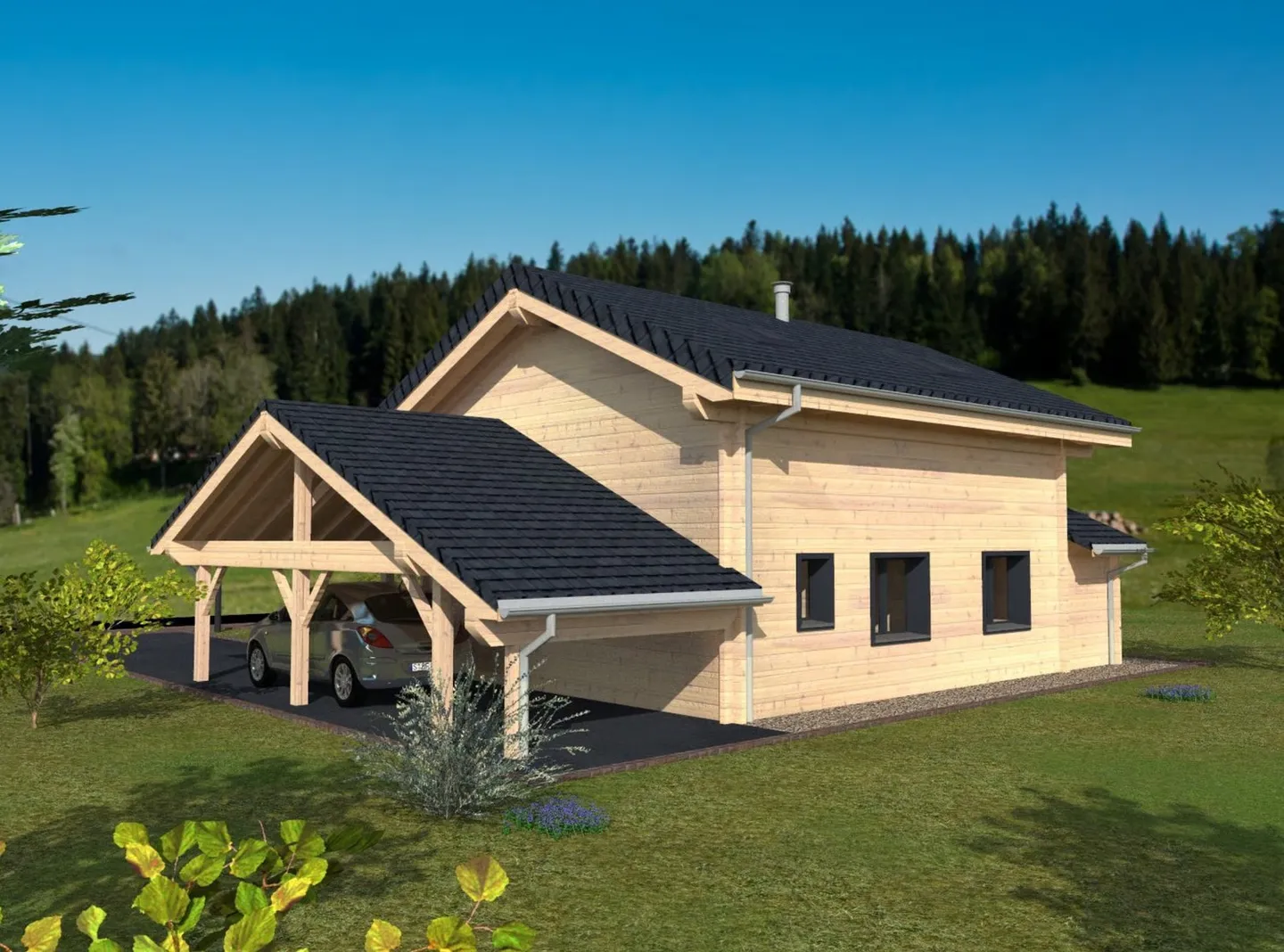 A vendre aux Savagnières, 6 maisons/chalets avec tout le confort moderne, construction dès 2025 - Photo 2 of 28
