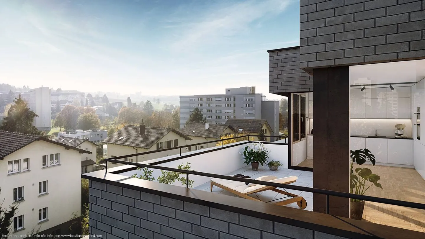 2.5 Room Apartment in Fribourg - Photo 5 of 10