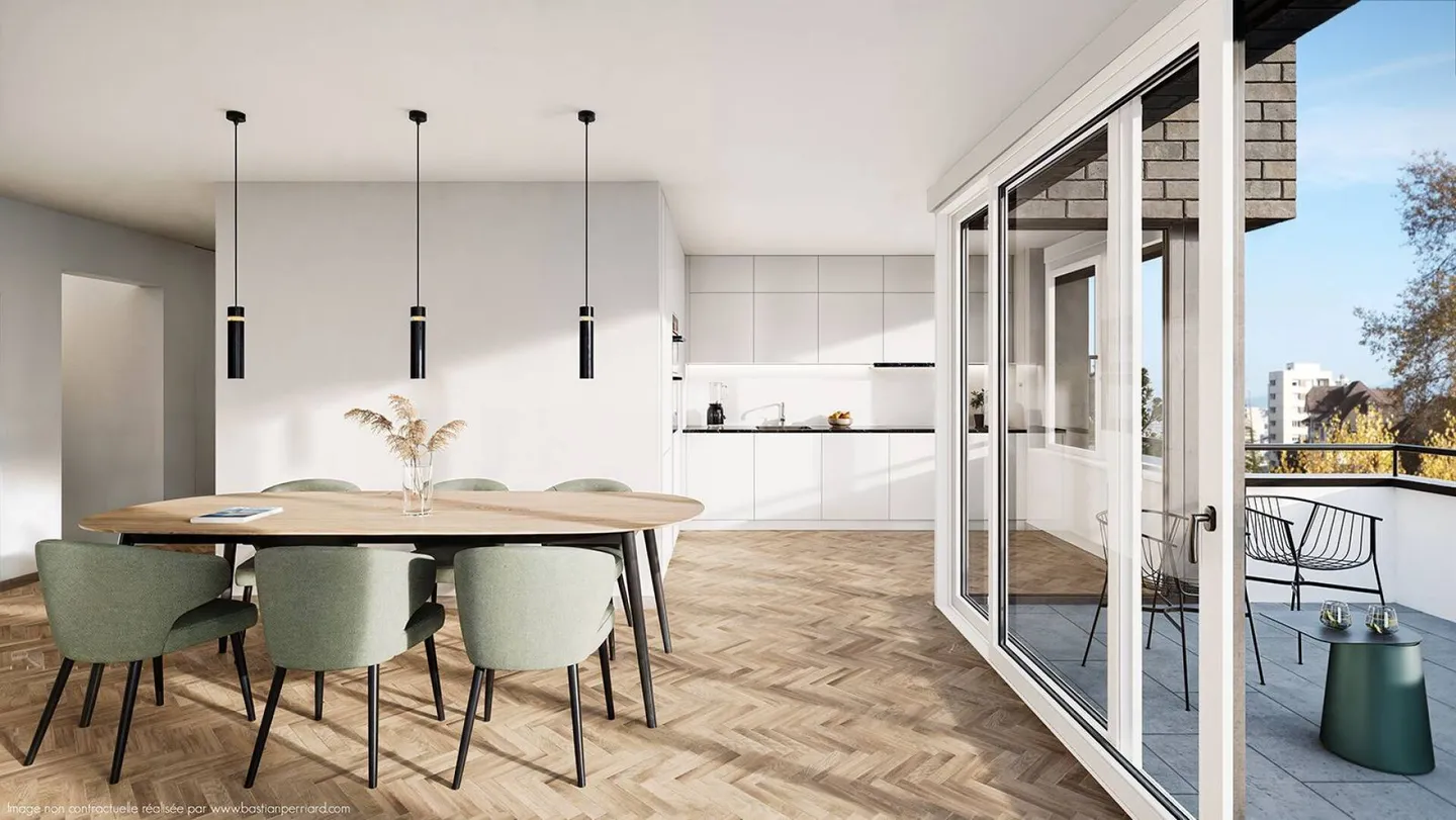 2.5 Room Apartment in Fribourg - Photo 7 of 10