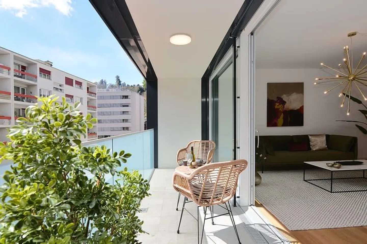 Appartement moderne de 3,5 pièces à Paradiso - Photo 1 sur 10