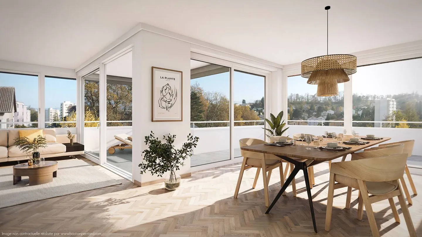 2.5 Room Apartment in Fribourg - Photo 9 of 10