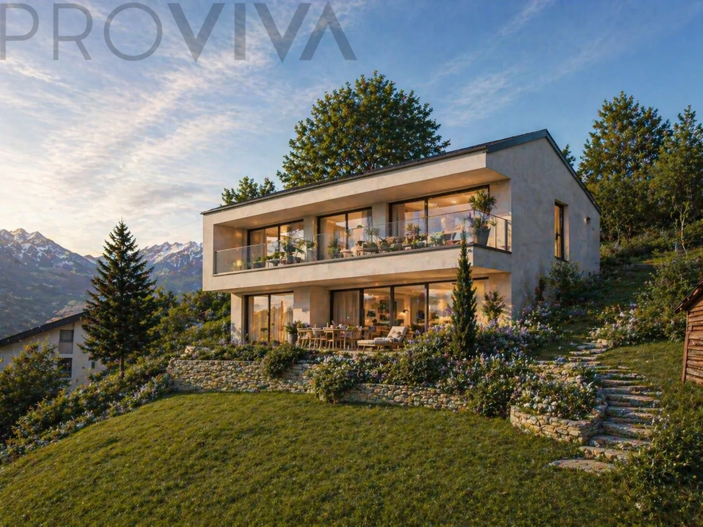 Idyllisches Baugrundstück mit Bergblick - Foto 2 von 6