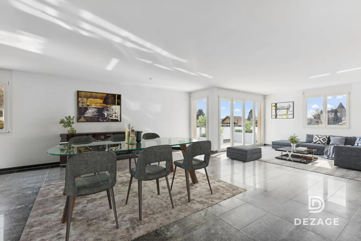 Appartement moderne avec vue château - Photo 1 sur 13