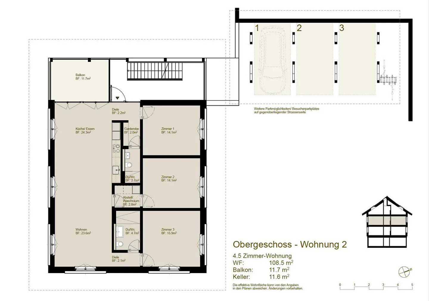 Appartement 4.5 pièces quasi neuf à proximité immédiate du lac - Photo 10 sur 11