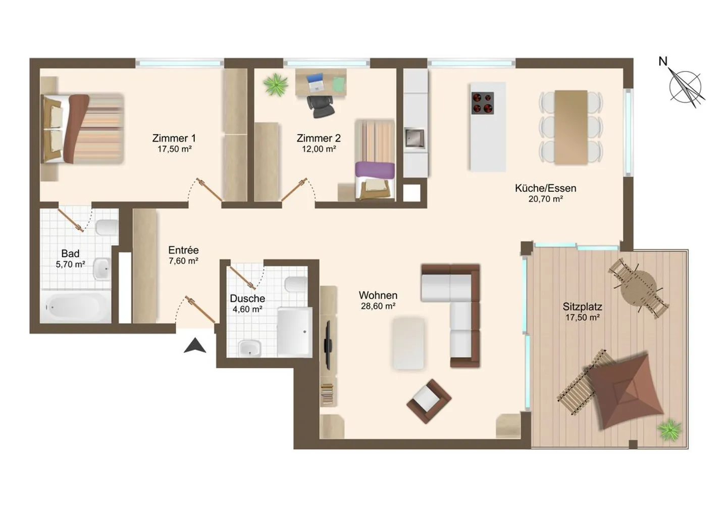 Apartment for rent - Photo 8 of 8