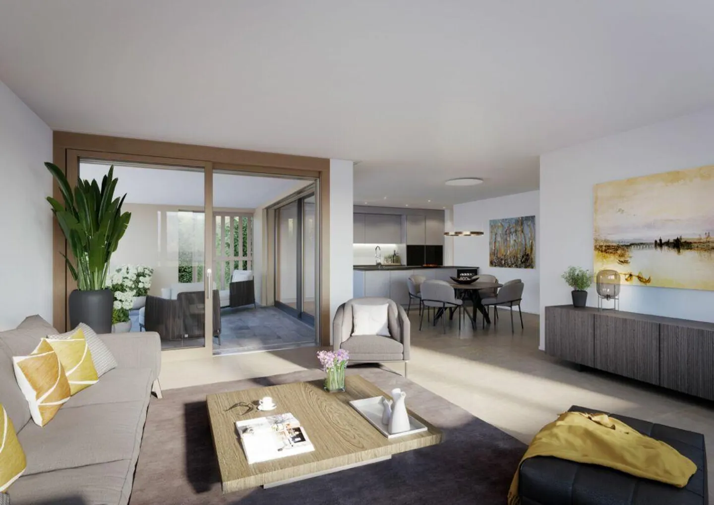 Luxuriöses Terrassenhaus in Ettenhausen - Foto 1 von 14