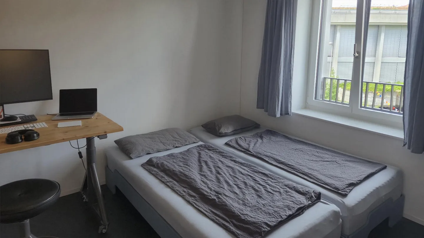 Modernes 3.5-Zimmer-Apartment mit Balkon - Foto 5 von 8