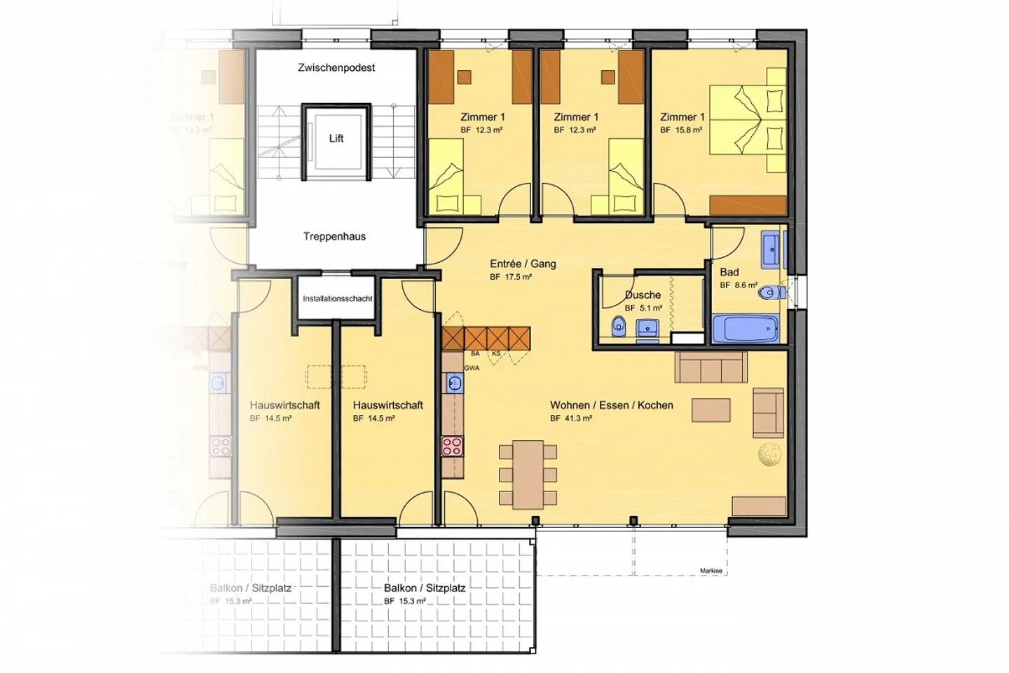 Eichpark 7 | Appartamento moderno 4½ locali in una posizione da sogno - Foto 11 di 13