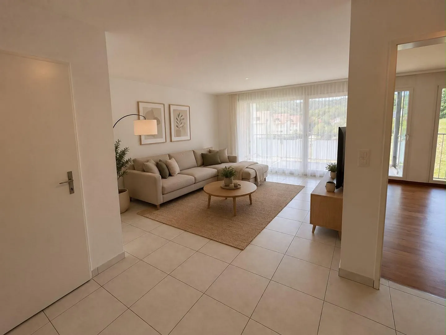 Appartement attrayant de 3,5 pièces avec sauna - Photo 3 sur 10