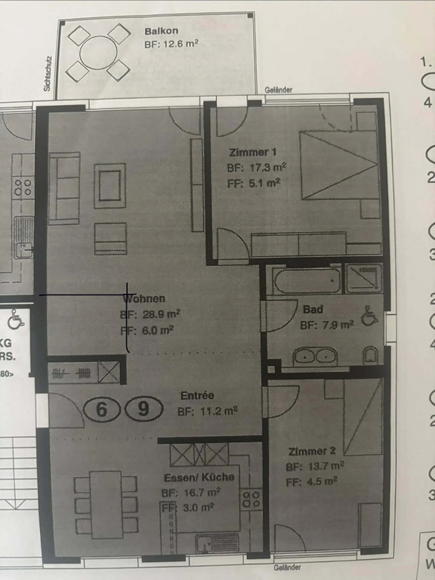 Appartement attrayant de 3,5 pièces avec sauna - Photo 10 sur 10