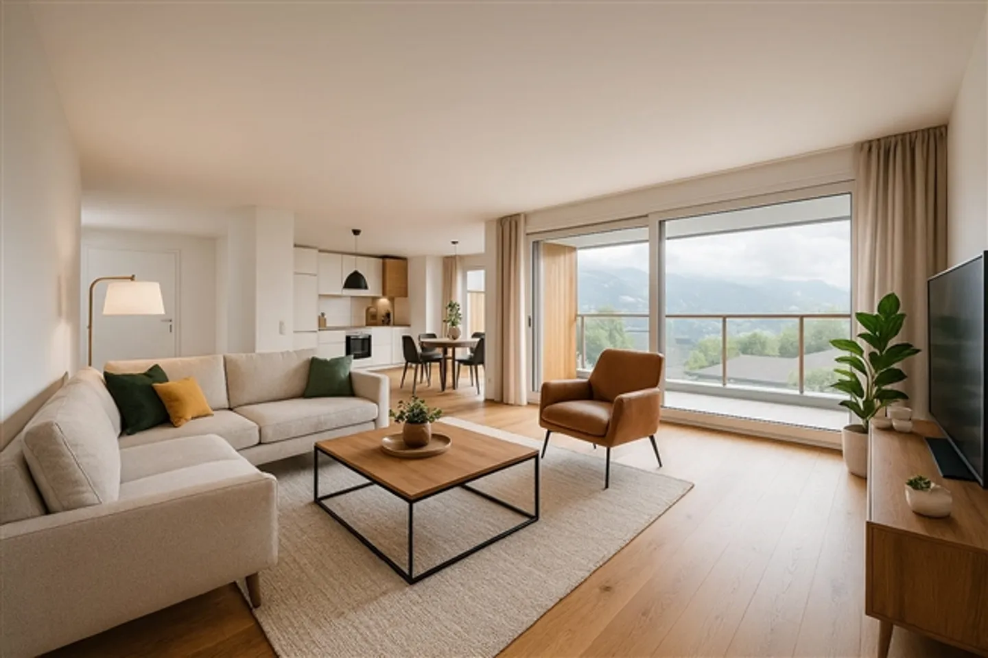 Appartement ensoleillé de 4,5 pièces à vendre à Zeneggen - Photo 1 sur 13