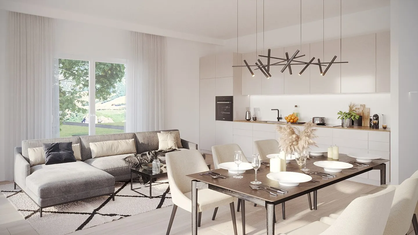 La Bergerie - Lotto 15 - Nuovo appartamento di 4.5 locali al 1° piano con balcone - Foto 2 di 8