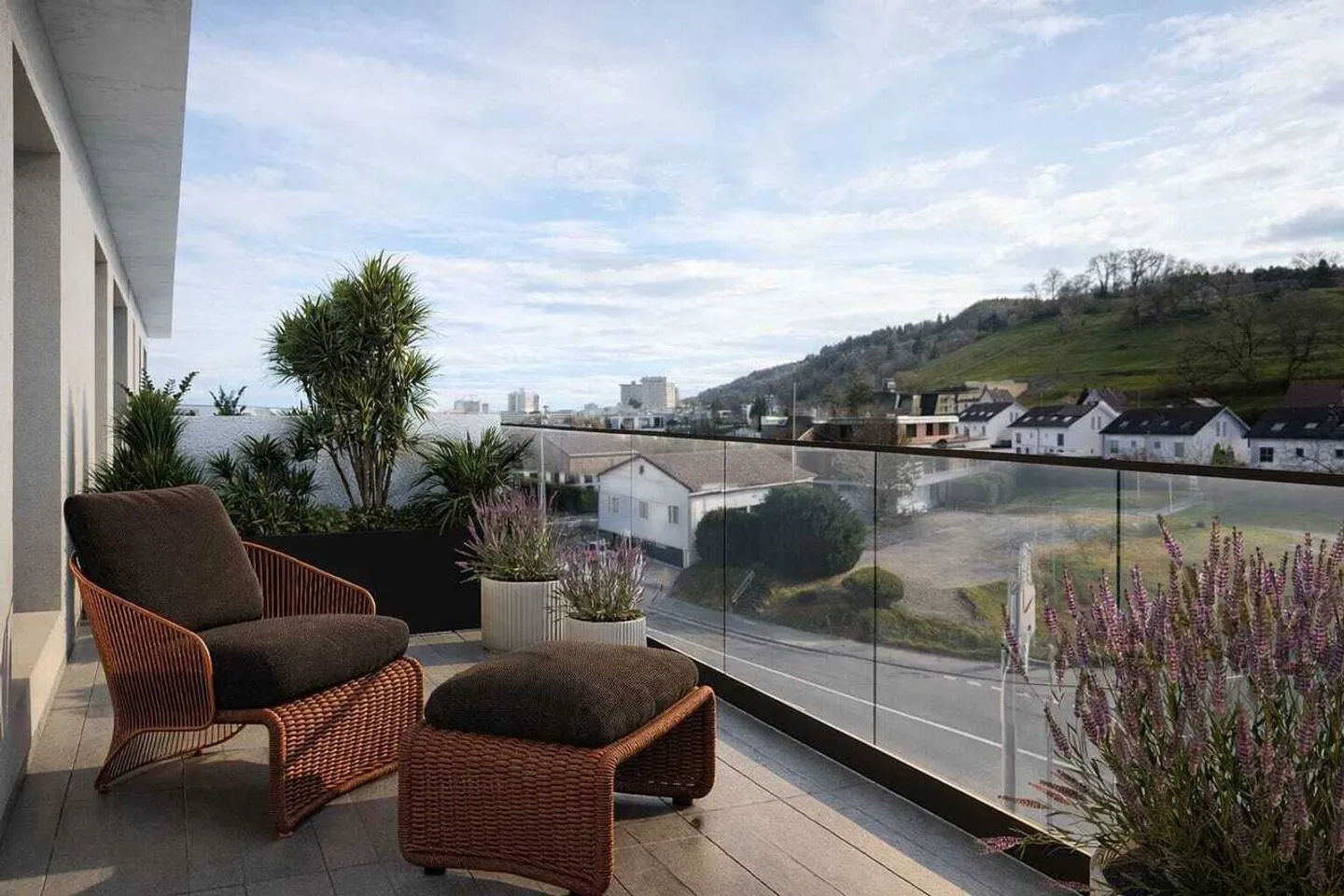 Attika mit grosser Terrasse in Killwangen - Foto 4 von 12