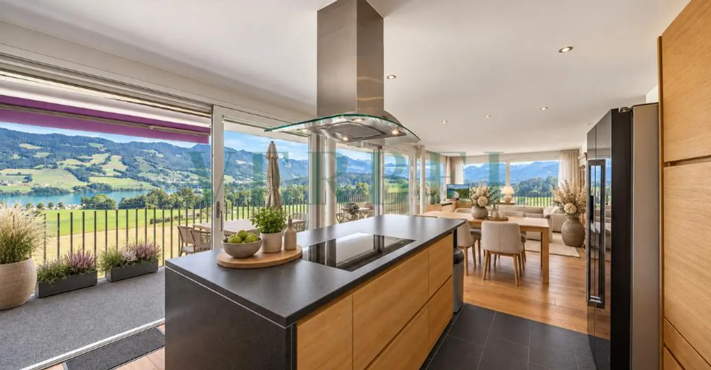 Penthouse duplex with exceptional view of the lake and mountains - Photo 2 of 13