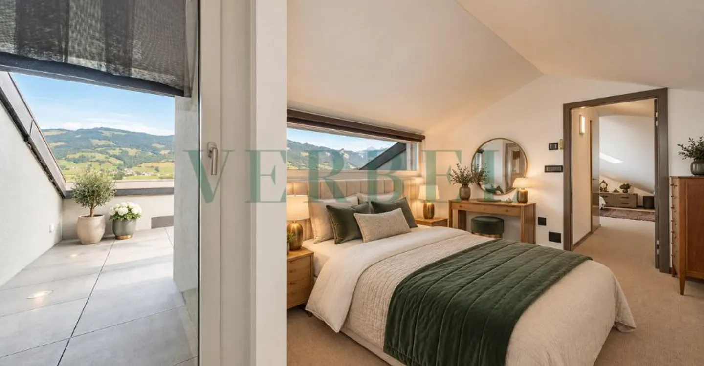 Penthouse duplex with exceptional view of the lake and mountains - Photo 13 of 13