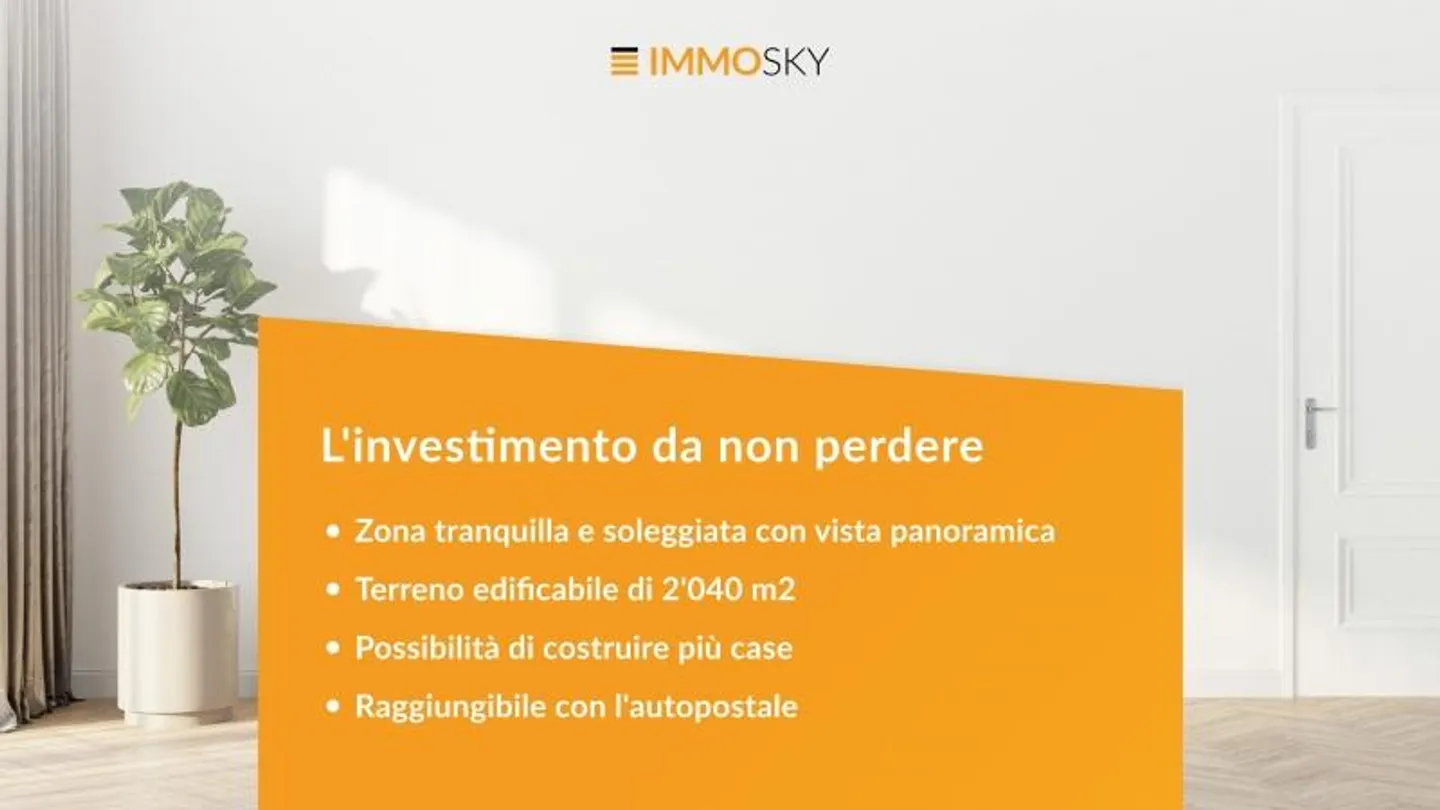 Baugrundstück mit Bergblick - Foto 1 von 2