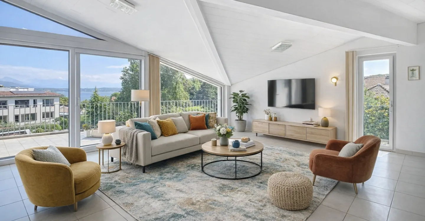 Modern Duplex with Lake View - Photo 1 of 8