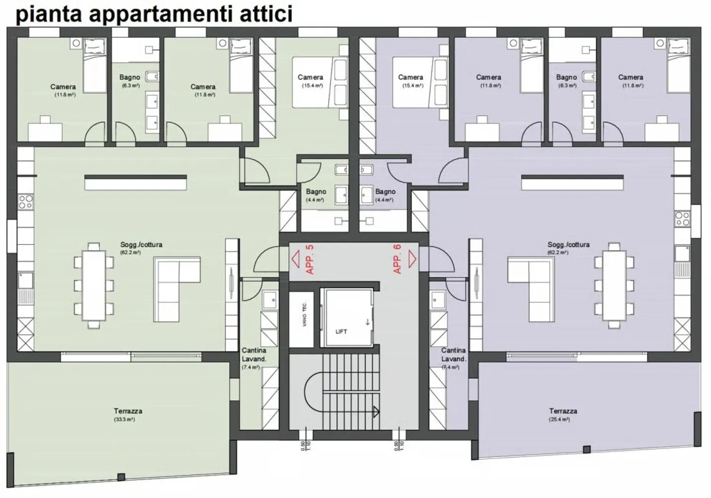 PENTHOUSE WITH LARGE TERRACE IN CAMA - Photo 3 of 8