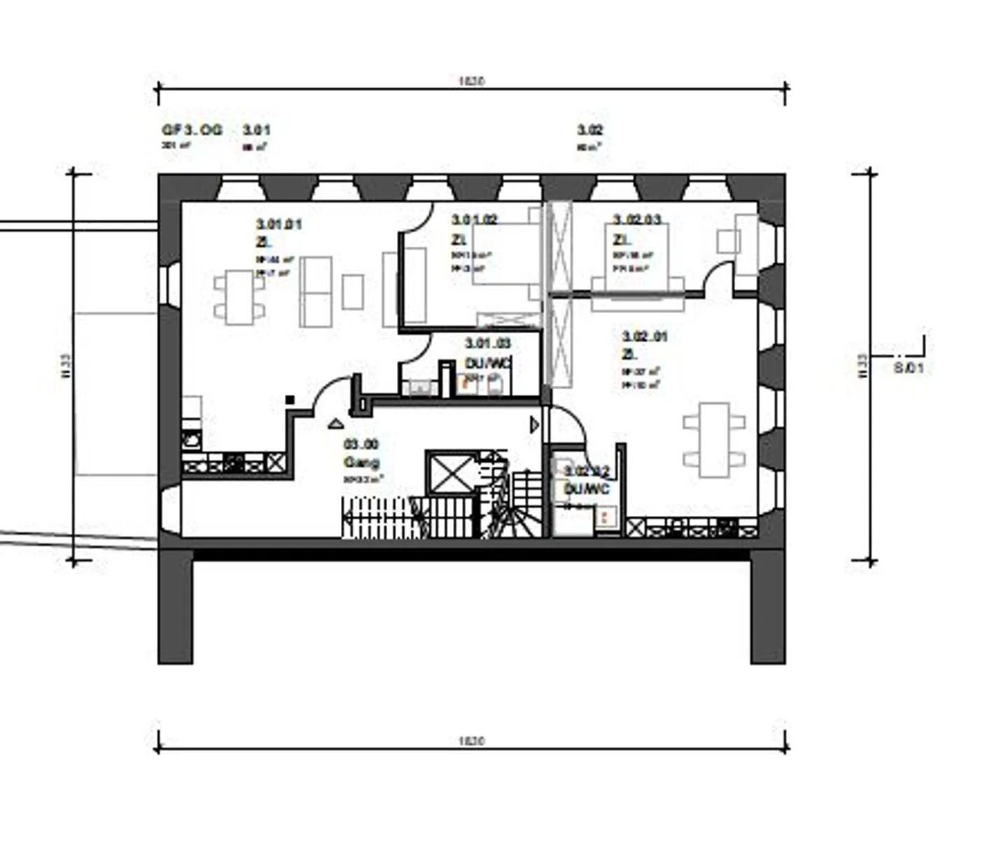 Appartement moderne de 2,5 pièces à long terme au centre du village de Näfels - Photo 8 sur 8